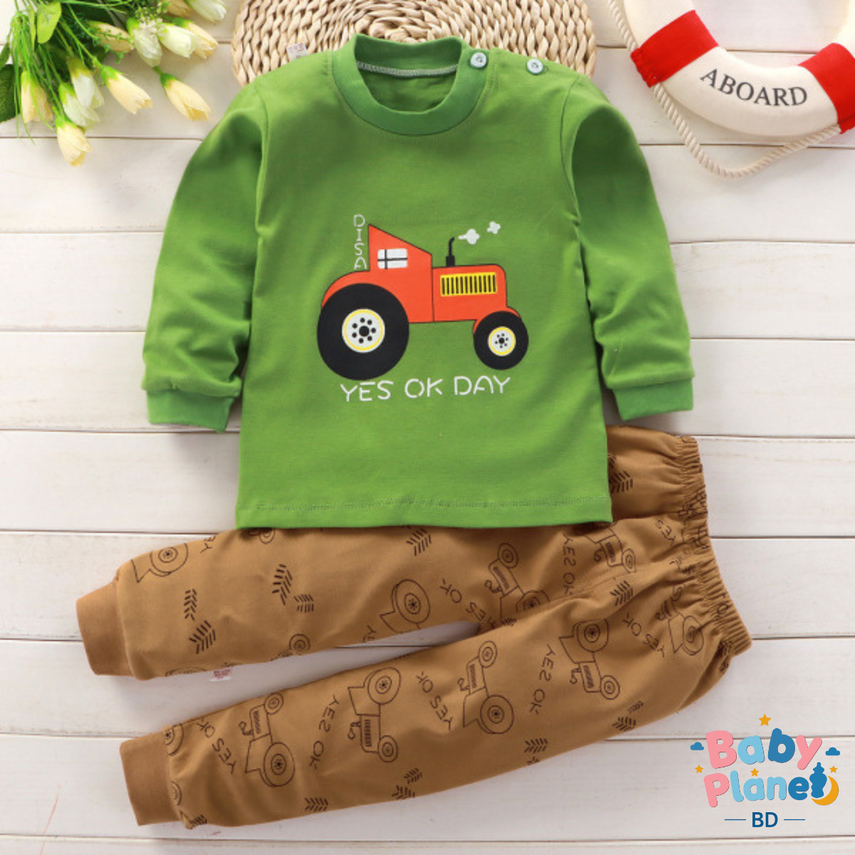 Kids’ Winter Full-sleeve Vest Pant Set